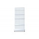 Стеллаж пристенный  перфорированный СППМ 215-100-с полками