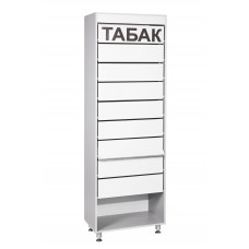 Шкаф сигаретный 3 полки (ЛДСП) по 10 толкателей (пушеров)